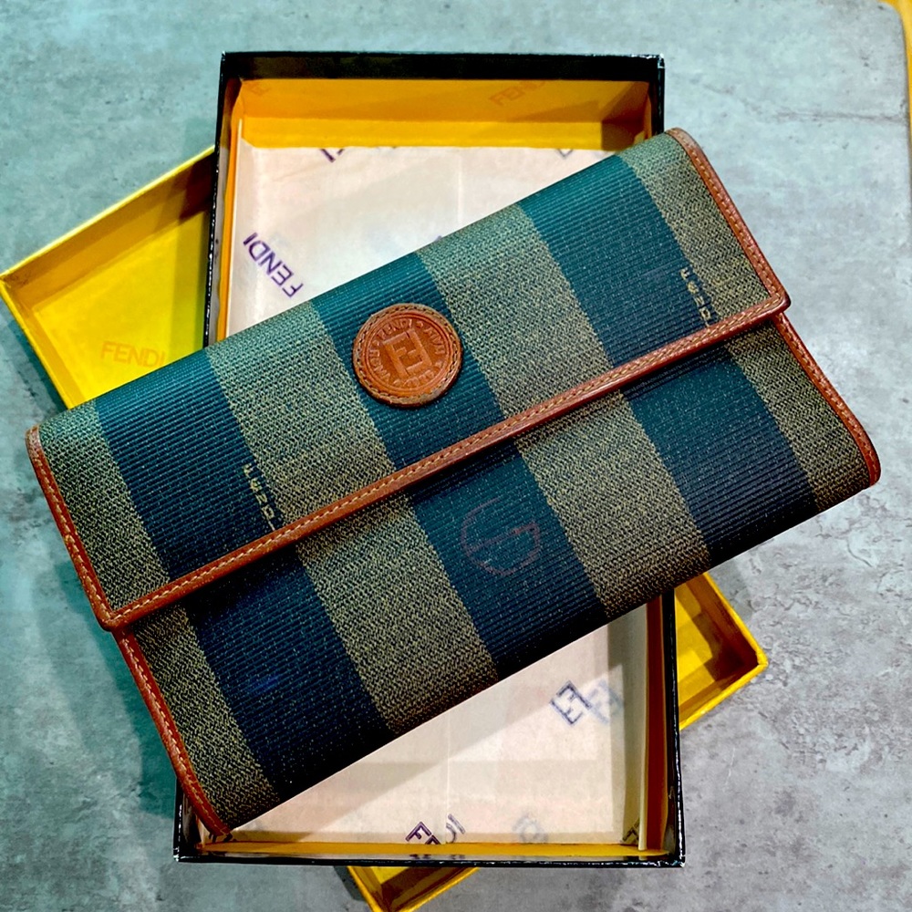 AUTHENTIC FENDI Pen in tact, Very light wear, may be worn as a CROSSBODY!